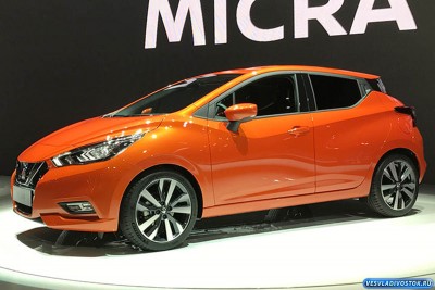 Nissan Micra нового поколения выйдет в следующем году