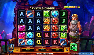 Crystals Digger: описание и особенности увлекательного игрового автомата